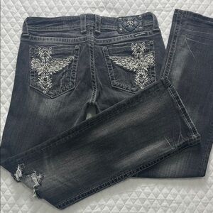 Miss Me ✨ Boot Cut Jeans✨Black-Wash ✨.     Women size 31”